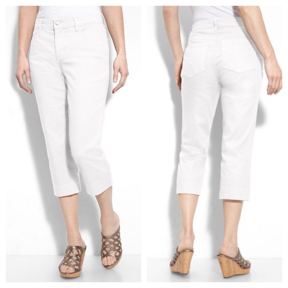 nydj white capris